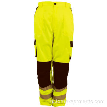 Hi Vis reflecterende werk Cargo-broek voor heren